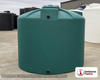 Chem-Tainer 2100 Gallon Green Vertical Water Storage Tank. Polyethylene; Green; 87" H x 87" W x 87" L; fittings: 1 Inlet, 1