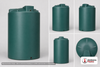 Dimensional spec drawing for Chem-Tainer 2100 Gallon Vertical Water Tank (87" L x 87" W x 87" H)