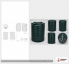 Enduraplas 1100 Gallon Dark Green Vertical Water Storage Tank