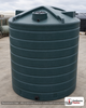 Enduraplas 10000 Gallon Dark Green Vertical Water Storage Tank. Polyethylene; Dark Green; 178" H x 144" W x 144" L