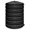 Bushman 330 Gallon Black Vertical Water Storage Tank
