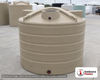 Enduraplas 7011 Gallon Beige Vertical Water Storage Tank. Polyethylene; Beige; 126" H x 144" W x 144" L; fittings: 1 Inlet