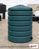 Bushman 330 Gallon Dark Green Vertical Water Storage Tank. 330 gallon capacity; Polyethylene; Dark Green; 63" H x 41" W x