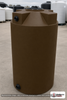 Bushman 125 Gallon Dark Brown Vertical Water Storage Tank. Polyethylene; Dark Brown; dimensions 50.0in H x 30.0in W x 30.0in L; 48.0 lb empty; 1.0 specific gravity rating; fittings: 1 Inlet , 1 Outlet , 1 Manway / Lid; max temp 120 deg  F / 48 deg  C; 3 Year Warranty. Manufacturer part number 30762. Sold by OneSource Plastics (https://www.onesourceplastics.com).