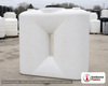 Norwesco 150 Gallon Doorway Water Tank. 150 gallon capacity; Polyethylene; White; 53" H x 18" W x 50" L; fittings: 1.25; max