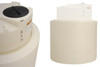 Snyder Industries 650 Gallon HDLPE Vertical Open Top Containment Tank White