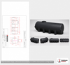 Norwesco 1025 Gallon Black Horizontal Leg Tank