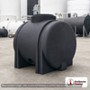 Norwesco 425 Gallon Black Horizontal Leg Tank. 425 gallon capacity; Polyethylene; Black; 54" H x 49" W x 60" L; fittings: 1