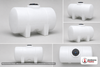 Chem-Tainer 300 Gallon Horizontal Leg Tank