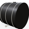 Norwesco 235 Gallon Black Elliptical Leg Tank
