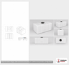Dimensional spec drawing for Norwesco 100 Gallon Utility Tank (38" L x 26" W x 26" H)