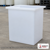 Chem-Tainer 11 Gallon PE Rectangular Open Top Tank. Manufacturer part number TC-R081818A.