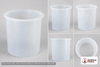 Chem-Tainer 15 Gallon Plastic Open Top Batch Storage Tank with Lid