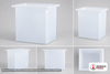 Chem-Tainer 150 Gallon PE Rectangular Open Top Tank