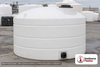 Snyder Industries 1500 GALLON VERTICAL DOME TOP WATER TANK IN WHITE. White; 72" H x 86" W x 86" L.