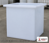 Chem-Tainer 185 Gallon PE Rectangular Open Top Tank. Manufacturer part number TC-R363636A.