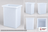 Chem-Tainer 19 Gallon PE Rectangular Open Top Tank