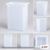 Dimensional spec drawing for Chem-Tainer 24 Gallon Rectangular Open Top Tank (20" L x 14" W x 25" H)