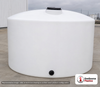 Chem-Tainer 2500 Gallon HD Vertical Storage Tank. 2500.0 gallon capacity; Polyethylene; Natural White; dimensions 89.0in H x 95.0in W x 95.0in L; 500.0 lb empty; 1.9 specific gravity rating; fittings: 1 Outlet , 1 Manway / Lid; max temp 120 deg  F / 48 deg  C; 3 Year Warranty. Manufacturer part number TC9589IA. Sold by OneSource Plastics (https://www.onesourceplastics.com).