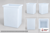 Chem-Tainer 26 Gallon PE Rectangular Open Top Tank