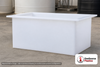 Chem-Tainer 265 Gallon PE Rectangular Open Top Tank. . Manufacturer part number TC-R367224A. Sold by OneSource Plastics (https://www.onesourceplastics.com).