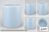 Dimensional spec drawing for Chem-Tainer 275 Gallon Cylindrical Open Top Tank (42" L x 42" W x 48" H)