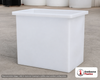 Chem-Tainer 36 Gallon PE Rectangular Open Top Tank. . Manufacturer part number TC-R123024A. Sold by OneSource Plastics (https://www.onesourceplastics.com).