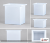 Chem-Tainer 39 Gallon PE Rectangular Open Top Tank