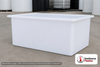 Chem-Tainer 50 Gallon PE Rectangular Open Top Tank. . Manufacturer part number TC-R183618A. Sold by OneSource Plastics (https://www.onesourceplastics.com).