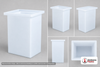 Chem-Tainer 56 Gallon PE Rectangular Open Top Tank