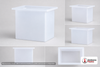 Chem-Tainer 6 Gallon PE Rectangular Open Top Tank