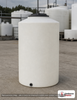 Chem-Tainer 65 Gallon Plastic Vertical Liquid Storage Tank. 65 gallon capacity; Polyethylene; 46" H x 24" W x 24" L.