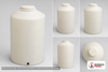 Chem-Tainer 65 Gallon Plastic Vertical Liquid Storage Tank