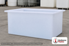 Chem-Tainer 67 Gallon PE Rectangular Open Top Tank. . Manufacturer part number TC-R243618A. Sold by OneSource Plastics (https://www.onesourceplastics.com).