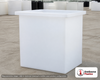 Chem-Tainer 75 Gallon PE Rectangular Open Top Tank. Manufacturer part number TC-R243024A.