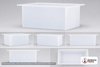Chem-Tainer 9 Gallon PE Rectangular Open Top Tank