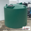 Norwesco 2000 Gallon Vertical Water Tank. 2000 gallon capacity; Polyethylene; Green; 80" H x 93" W x 93" L; fittings: 1