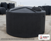 Snyder Industries 3000 Gallon Black Straight-Wall Vertical Water Storage Tank. Polyethylene; Black; dimensions 97.0in H x 102.0in W x 102.0in L; 350.0 lb empty; 1.0 specific gravity rating; fittings: 1 Inlet , 1 Outlet , 1 Manway / Lid; max temp 120 deg  F / 48 deg  C. Manufacturer part number 32781. Manufactured by Snyder. Sold by OneSource Plastics (https://www.onesourceplastics.com).