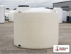 Chem-Tainer 2700 Gallon Plastic Vertical Liquid Storage Tank. 2700 gallon capacity; Polyethylene; Natural White; 89" H x