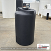 Norwesco 25 Gallon Black Vertical Storage Tank. 25 gallon capacity; Polyethylene; Black; dimensions 29.0in H x 18.0in W x 18.0in L; 15.0 lb empty; 1.5 specific gravity rating; fittings: 1 Outlet , 1 Manway / Lid; max temp 120 deg  F / 48 deg  C; 3 Year Warranty. Manufacturer part number 43937. Manufactured by Norwesco. Sold by OneSource Plastics (https://www.onesourceplastics.com).