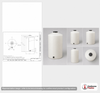 Dimensional spec drawing for Snyder 65 Gallon Vertical Storage Tank (24" L x 24" W x 46" H)