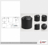 Norwesco 220 Gallon Black Vertical Storage Tank