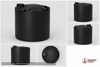 Dimensional spec drawing for Snyder 210 Gallon Vertical Storage Tank (36" L x 36" W x 55" H)