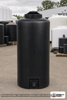 Norwesco 300 Gallon Black Vertical Storage Tank. 300 gallon capacity; Polyethylene; Black; dimensions 79.0in H x 35.0in W x 35.0in L; 79.0 lb empty; 1.5 specific gravity rating; fittings: 1 Outlet , 1 Manway / Lid; max temp 120 deg  F / 48 deg  C; 3 Year Warranty. Manufacturer part number 40600. Manufactured by Norwesco. Sold by OneSource Plastics (https://www.onesourceplastics.com).