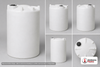 Dimensional spec drawing for Snyder 550 Gallon Vertical Storage Tank (48" L x 48" W x 75" H)