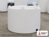 Snyder Industries 550 Gallon Heavy Duty Vertical Storage Tank. Polyethylene; Natural White; dimensions 47.0in H x 64.0in W x 64.0in L; 100.0 lb empty; 1.9 specific gravity rating; fittings: 1 Outlet , 1 Manway / Lid; max temp 120 deg  F / 48 deg  C; 3 Year Warranty. Manufacturer part number 1820000C26. Sold by OneSource Plastics (https://www.onesourceplastics.com).