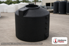 Norwesco 305 Gallon Black Vertical Storage Tank. 305 gallon capacity; Polyethylene; Black; dimensions 50.0in H x 46.0in W x 46.0in L; 64.0 lb empty; 1.5 specific gravity rating; fittings: 1 Outlet , 1 Manway / Lid; max temp 120 deg  F / 48 deg  C; 3 Year Warranty. Manufacturer part number 40398. Manufactured by Norwesco. Sold by OneSource Plastics (https://www.onesourceplastics.com).