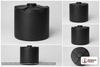 Dimensional spec drawing for Snyder 330 Gallon Vertical Storage Tank (44" L x 44" W x 58" H)