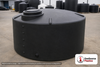 Norwesco 1100 Gallon Black Heavy Duty Vertical Storage Tank. 1100 gallon capacity; Polyethylene; Black; 53" H x 87" W x 87"