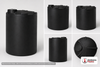 Snyder Industries 1100 Gallon Black Heavy Duty Vertical Storage Tank